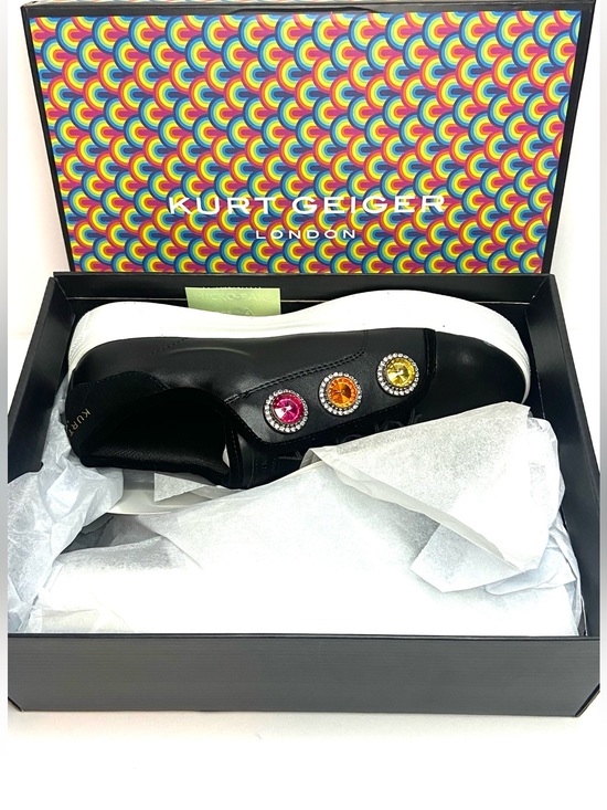 Kurt Geiger Other - Kurt Geiger Black Mini Laney Octavia Slip-On Sneaker with  Gemstones